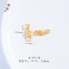 Cor duradoura não desbota Ouro Vietnamita Ouro peixinho dourado Fivela S carpa fivela de acabamento acessórios diy pulseira de tecelagem para homens e mulheres casais