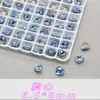 Lote Misto K9 Plano de Reposição Alta Qualidade Azul Claro Manicure Formato Especial Fundo Pontiagudo Diamante Lote Inteiro Brilhante Grande Diamante Coração Diamante de Vidro para Manicure