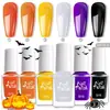 Set de Esmaltes de Uñas a Base de Agua Transfronterizo, Ecológico, Sin Hornear, Secado Rápido, No se Despelleja, Esmalte Transparente, Esmalte con Purpurina