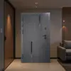 Puerta de Entrada Sofu de Acero Gris con Cerradura, Lista para Venta al por Mayor, Realizamos Puertas de Ingeniería Antirrobo Individuales