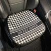 Almofada de assento de carro verão seda de gelo favo de mel xadrez houndstooth jardim ins acessórios de carro capa de assento de carro Quatro Estações almofada de assento universal