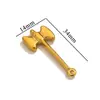 Pingente de ferramenta de aço inoxidável secador de cabelo tesoura faca de cozinha colher pingente de joia colar de brincos DIY