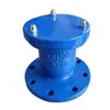 Válvula de Escape Compuesta Carx Brida de Hierro Dúctil Válvula de Escape Ingeniería Municipal Agua Limpia Aguas Residuales Válvula de Escape de Alta Velocidad