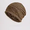 Gorro de Invierno para Hombre, K-Label, Forro de Felpa, Gorro Grueso de Punto, Gorro de Chenilla, Gorro de Lana para Ciclismo al Aire Libre, Gorro a Presión a Prueba de Frío