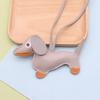 En stock Colgante de perro salchicha Lindo Ruth Mismo estilo Cuero Cachorro Bolso Colgante Pareja Llavero Coche Colgante