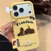 Cachorrinho Fofo Maçã 17Promax/16Pro Anti-Queda 15Pro Capa de Celular Totalmente Inclusiva 13Pro 14Pro