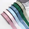 Cinta de Poliéster de Doble Cara de 2 cm Lazo Hecho a Mano Material DIY Flor de Cinta de Satén Empaque Cinta de Seda Corbata Cinta para Colchas