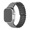 Atacado pulseira marinha de duas cores para Apple AppleWatch pulseira iwatch8 pulseira de relógio de silicone com contraste