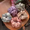 Estilo Coreano Principios de Primavera Nuevo de Gama Alta Colorido Yema de Flor Anillo para el Cabello Intestino Grueso Bola Rosa Cuerda Dulce para el Cabello Diadema Accesorios para el Cabello