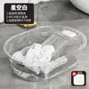 Lavabo con tabla de lavar, integrado, para uso doméstico, extra grande, para bebés, dormitorios de estudiantes, lavabo para lavar los pies.