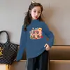 Y2020# Chaqueta de manga larga de terciopelo estilo extranjero para niños y niñas, nueva para otoño e invierno, camiseta base roja para bebé tipo Joker