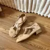 Sapatos Mary Jane Femininos com Aumento de Altura Escondido, Recortes Laterais, Design Floral, Tira Rasa e Salto Bloco, Adequados para Combinar com Vestidos