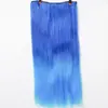 Extensiones de Cabello para Mujer, Peluca de Una Pieza con Cinco Clips, Pieza de Cabello Recto Realista, Fibra de Alta Temperatura, Cabello Recto Largo Invisible Sin Costuras