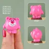 Miniatura de Oso Fresa Realista Figura de Muñeca Casa de Muñecas Decoración del Hogar Adorno Pequeño Creativo Decoración de Oficina