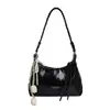 Bolso Casual Simple Tipo Bollo para Mujer 2026 Primavera Nuevo Estilo Nicho Elegante Textura de Alta Calidad Bolso de Hombro Cruzado