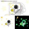 Xino Yg-H636 - Pegatina de Pared Creativa Transfronteriza de Astronauta que Brilla en la Oscuridad para Habitación Infantil Dormitorio Decoración de Interruptor
