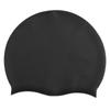 Adulto silicone touca de natação homens e mulheres impermeável orelha cuidados com o cabelo cor sólida simples ajuste usando sem cabeça