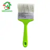 Pincel de pintura 3 polegadas ferramentas de manutenção decoração de casa pincel de parede cabo de plástico verde remoção de poeira cabelo