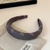 Diadema de Moda Estilo Coreano con Estampado de Moño, Diadema Dulce y Elegante de Esponja Alta, Versátil para Salir, Accesorio para el Cabello
