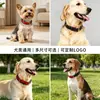 Collar para Mascotas de Cuero Sintético PU de Fábrica, para Perros Medianos y Grandes, Collar de Cuello para Perro Ajustable Anti-Escape, en Stock para Entrega Rápida