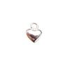 Collar de plata esterlina S925 para mujer, colgante de corazón japonés y coreano, cadena de clavícula para estudiantes, regalo de cumpleaños para novia.
