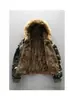 Popular Chaqueta de Algodón Reversible Camuflada Nueva de Invierno para Hombre, Forrada de Polar, Engrosada, Cálida, con Capucha, Abrigo de Gama Alta para Hombre