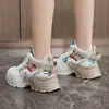 [Personalizado] Qrj87 Nuevos 2024 Populares Otoño e Invierno Zapatos de Papá Zapatos de Mujer Estilo Coreano Combinación de Colores Tendencia Engrosamiento