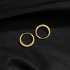 Puños para oreja de Plata Esterlina S925 Brillantes Escarchados, Aretes de Aro Nicho de Lujo Ligero, Aretes Galaxia, Venta al por mayor del Fabricante, Exquisitos Elementos Geométricos