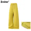 Pantalones deportivos de algodón liso para hombre y mujer, pantalones de chándal casual rectos holgados de otoño, pantalones de pierna ancha nuevos para primavera y otoño para hombre