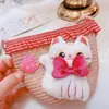 Hd7317A06 Color Caramelo Puntos Lindo Muñeco de Peluche Juguetón y Animado Paja Bolso Cruzado Pequeño Bolso de Vacaciones