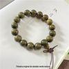 Pulseira de Contas de Sândalo Verde Buda, Contas Redondas de Sândalo Jade, Material de Sândalo Antigo, Artesanato de Madeira para Homens e Mulheres S2112606