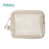 Bolsa de aseo de malla Fasola, Bolso Dopamina, Bolsa cosmética para salidas, Porta pintalabios, Cable de datos, Bolsa para cosméticos