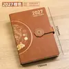 Agenda 2027 365 Dias Planejador Diário Caderno A5 Notas de Trabalho Estudo Livro Diário Personalizado