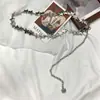 Cadena para la Cintura con Borlas de Estrella Dulce Fresca Sexy Y2K Falda Uniforme Fajín Accesorios de Cinturón Cruzado para Chica JK Lolita