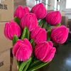 Flor de Palo Retorcido Tulipán Ramo Terminado Puesto de Regalos Tulipán Tulipán Aliexpress Fabricante Material de Flor al por Mayor Material de Flor de Pulpo