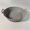 Bandeja de Assar para Air Fryer, Tapete de Silicone, Tapete de Silicone Resistente a Altas Temperaturas para Assar Doméstico, Antiaderente para Fritadeira