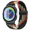 Adecuado para Samsung Watch8 Correa Trenzada Elástica de Arcoíris con Hebilla de Paracaídas Nueva Correa Deportiva para Smartwatch