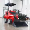 Cargadora Compacta de Ruedas S390, Cargadora Compacta de Operador a Bordo, Carretilla Elevadora Pequeña para Manejo de Residuos en Obra, Interior