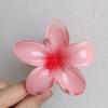 Pinza para el Cabello de Flor de Plumeria para Mujer, Pinza de Tiburón Floral, Accesorio Estilo Vacaciones en la Playa, Pasador, Adorno para el Cabello, Pinza para el Cabello