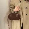 Bolsa de Mão Quadrada Pequena Estilo Coreano Tendência Transfronteiriça para Mulheres, Nova Bolsa de Ombro de Estampa de Leopardo de Luxo Leve Inverno 2025, Bolsa Transversal para o Dia a Dia