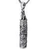 Joyería de Plata para Pie S990 Dragón Agresivo Taiyin Puede Abrir Caja Gawu Colgante Qinglong Exquisito para Hombres y Mujeres Grifo Plata de Ley