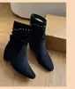 Botas Altas de Punta Larga para Mujer 2026 Otoño/Invierno Nuevas Versátiles Tacón Grueso Botas Altas Fruncidas Hasta la Rodilla Botas de Monta para Mujer