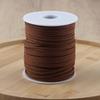 50 yardas/rollo cuerda de terciopelo de cuero flor material de embalaje correa para embalaje de regalo floral 3 mm de ancho cuerda de terciopelo de ciervo de alta calidad