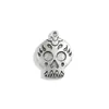Venta al por mayor del fabricante Estilo Retro Punk de Halloween Araña Fantasma Cabeza Accesorios Colgante Accesorios para Joyería DIY Colgante de Aleación