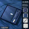Caixa de Presente com Caderno de Negócios A5, Personalizável com Impressão de Logo, Caderno de Registro de Reuniões, Caderno com Pen Drive USB, Caderno Diário, Personalizável