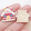 30 Caricatura Lindo Gota de Aceite Muñeco de Nieve Navideño Árbol de Navidad Reno Copo de Nieve Colgante de Aleación Accesorios para Joyería DIY