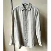 Camisa Casual Simples Jacquard Espinha de Peixe para Mulheres, Novo Estilo Outono 2026, Gola Reversível, Manga Longa, Emagrecedor, Elegante, Moda Top