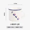 Taza de cerámica tipo esmalte imitación logo personalizado taza de regalo cultural y creativa souvenir de IP de ciudad fábrica de tazas de café al por mayor