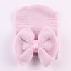 2023 Nuevo Algodón Peinado Europeo y Americano para Bebé Ala Grande Lazo Grande Venta al por Mayor Sombrero Fetal para Recién Nacido Dibujo Animado