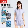 Traje de Baño Infantil Niñas 2026 Nuevo Traje de Baño de una Pieza para Niños de Edad Media y Mayores, Niñas de Secundaria, Traje de Baño Conservador de Entrenamiento Verano